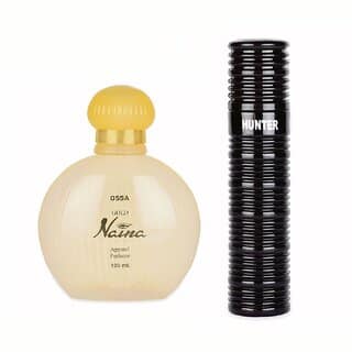 Ossa Hunter EDP 100ml And Gold Naina EDP 100ml Long Lasting Perfume Combo For Men And Women (Pack of 2)
