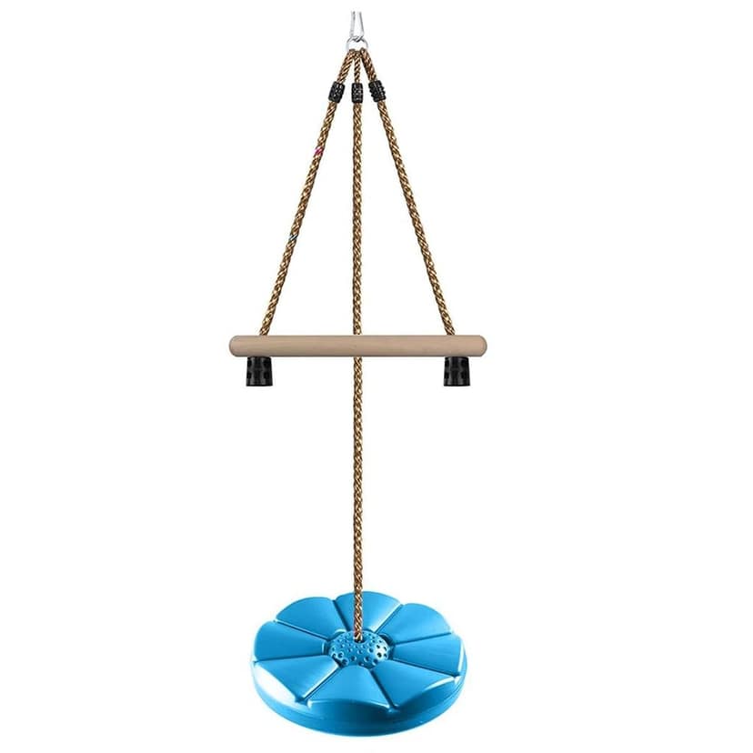 REZNOR Disc Swing for Kids, Swing Set Accessories, 7FT Height Adjustable Gym Monkey Bars, Tree Swing for Backyard