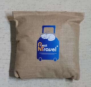 7x7" RestNTravel Eco Friendly Pillow for Neck Pain Relief