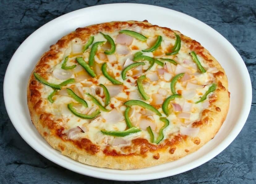 Mexican Green Pizza Med