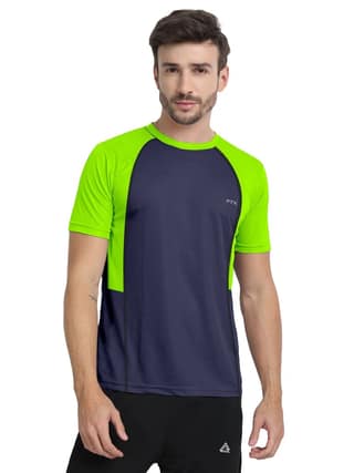 FTX Men Drifit Colorblock Half Sleeve Tshirt