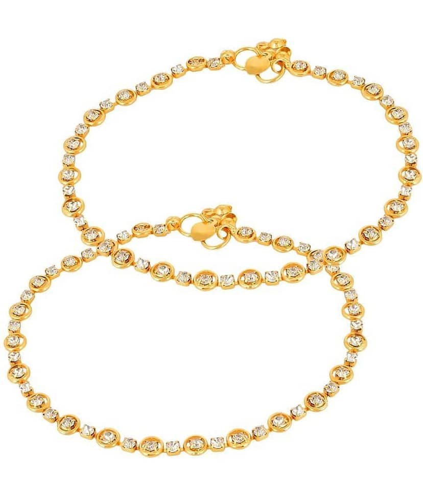 AKLINA Multicolor Anklets ( Pack of 2 )