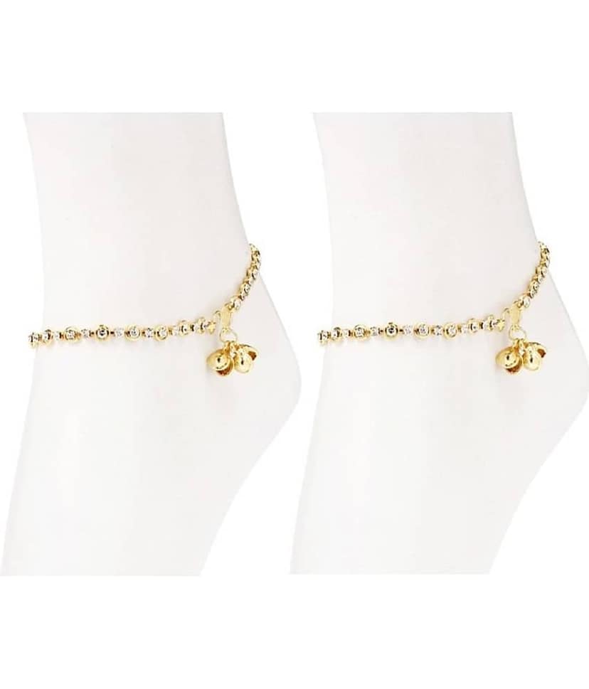 AKLINA Multicolor Anklets ( Pack of 2 ) view 2