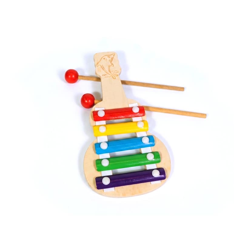 Handcrafted Wooden Xylophone Toy – Lacquerware Craft view 3
