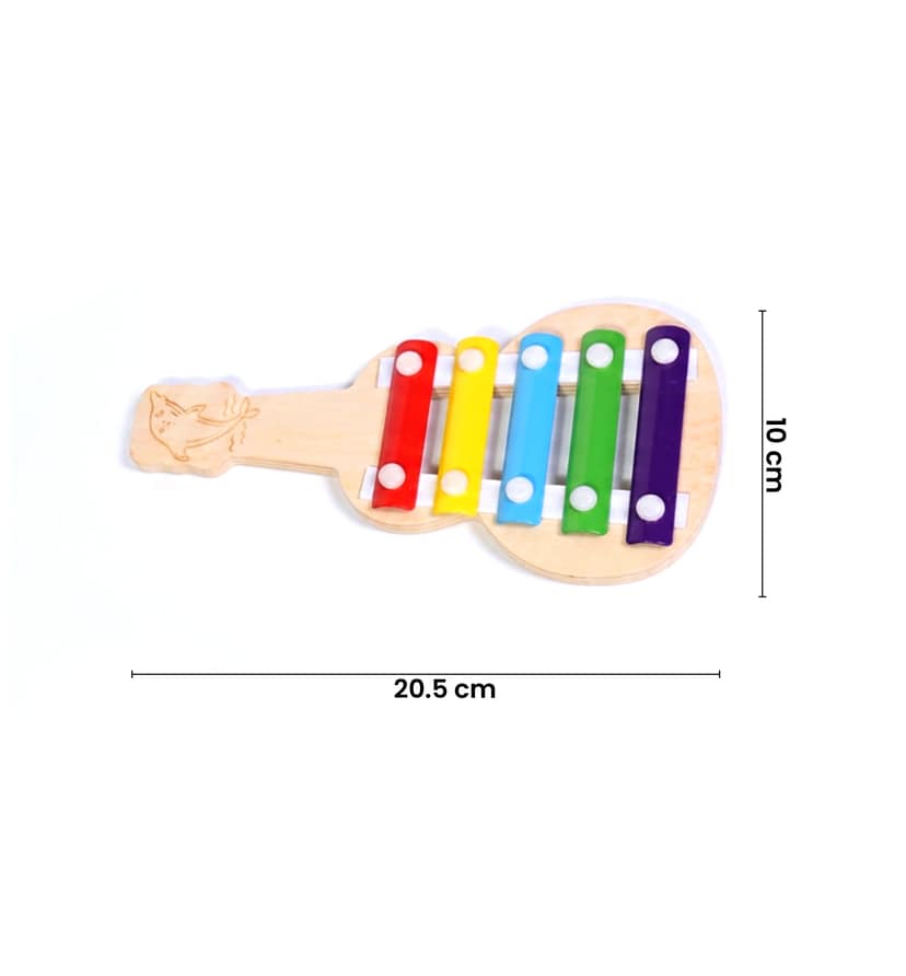 Handcrafted Wooden Xylophone Toy – Lacquerware Craft view 4