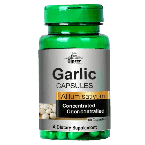 Cipzer Garlic SoftGel (60 Capsules): Pure Garlic Power for Holistic Wellness
