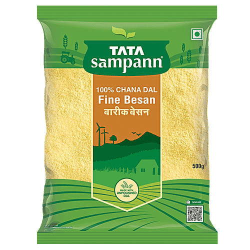 Tata Sampann Fine Besan/Besan Peeth - 100% Chana Dal, 500 g