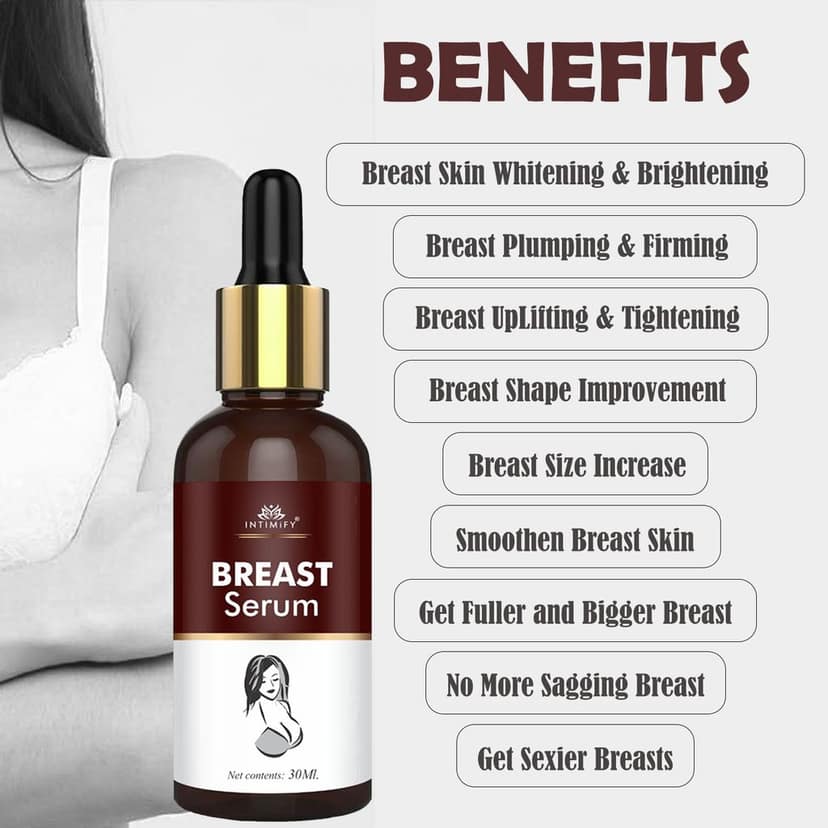 Intimify breast growth serum, breast serum, breast massage oil, breast tightening oil, breast enlargement oil view 3