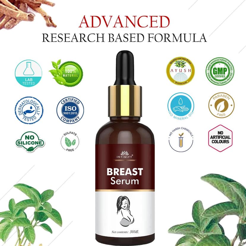 Intimify breast growth serum, breast serum, breast massage oil, breast tightening oil, breast enlargement oil view 4