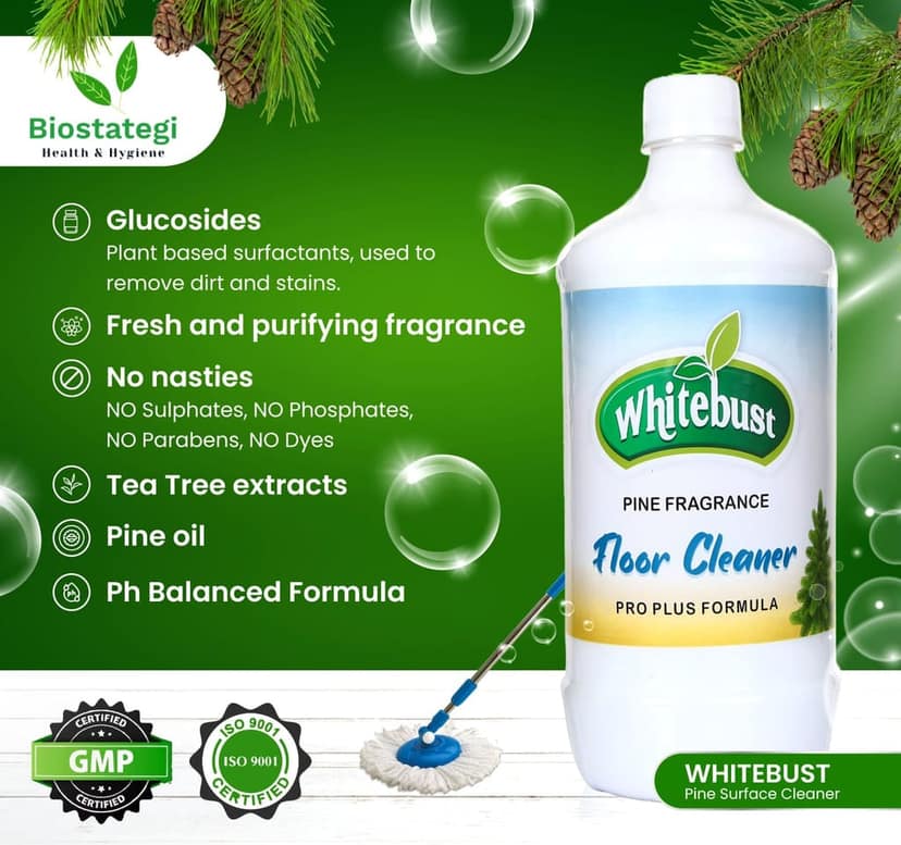 Whitebust Floor Cleaner Phenyl 1ltr (Pack of 3) view 2