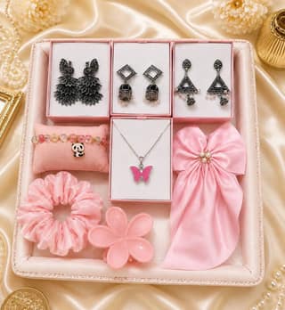 SIMHARIT Artificial Flower, Gift Box, Jewellery Gift Se...