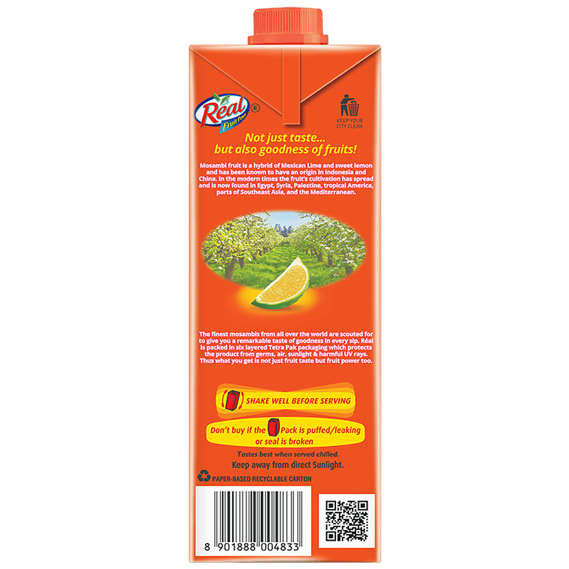 Real Fruit Power Juice - Mosambi, 1 L view 2
