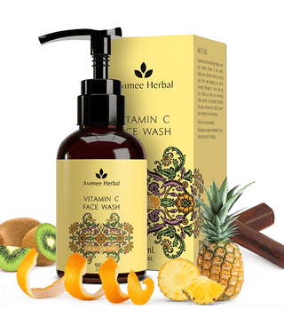 Avimee Herbal Vitamin C Face Wash Gently Cleanses Acne-Prone, Dull & Oily Skin 100 ml, (Pack of 1)