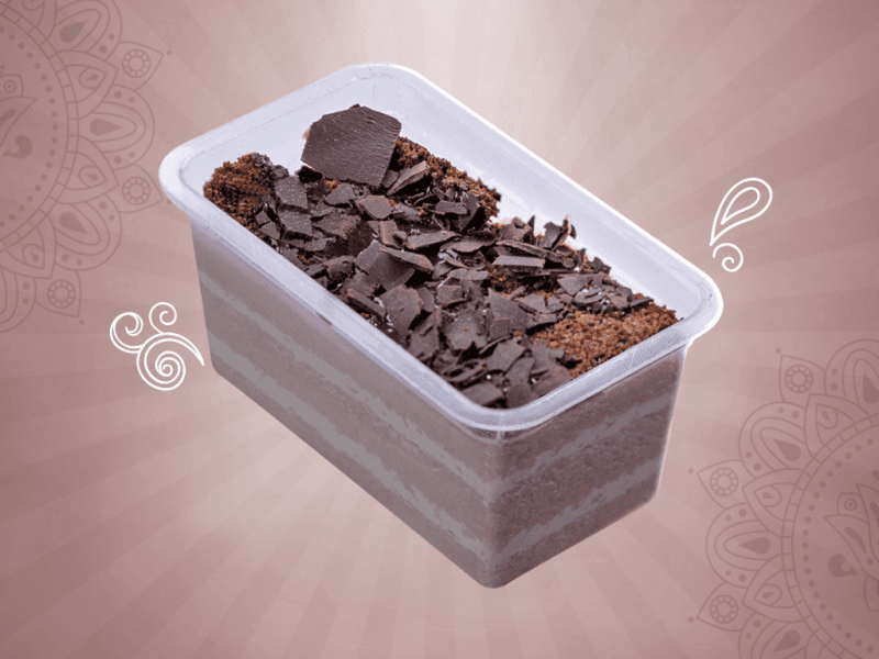 Black forest pastry ice cream (100ml)