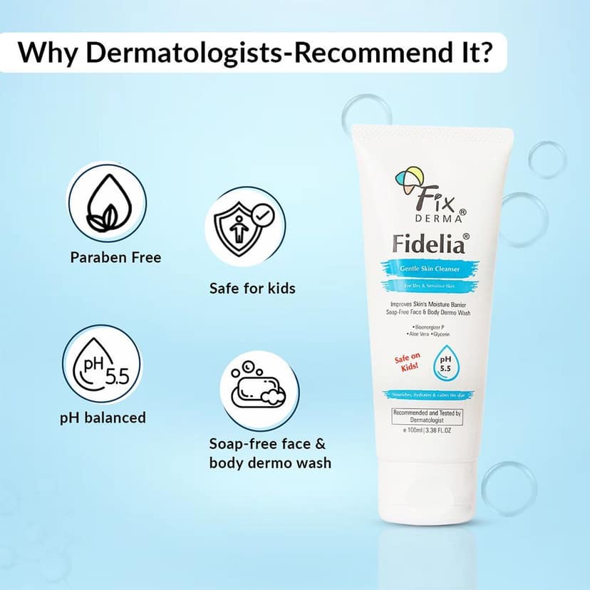 Fixderma Fidelia Gentle skin cleanser view 4