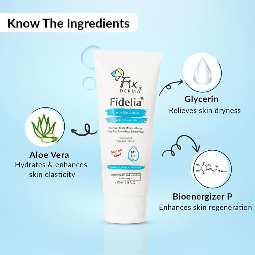 Fixderma Fidelia Gentle skin cleanser view 5