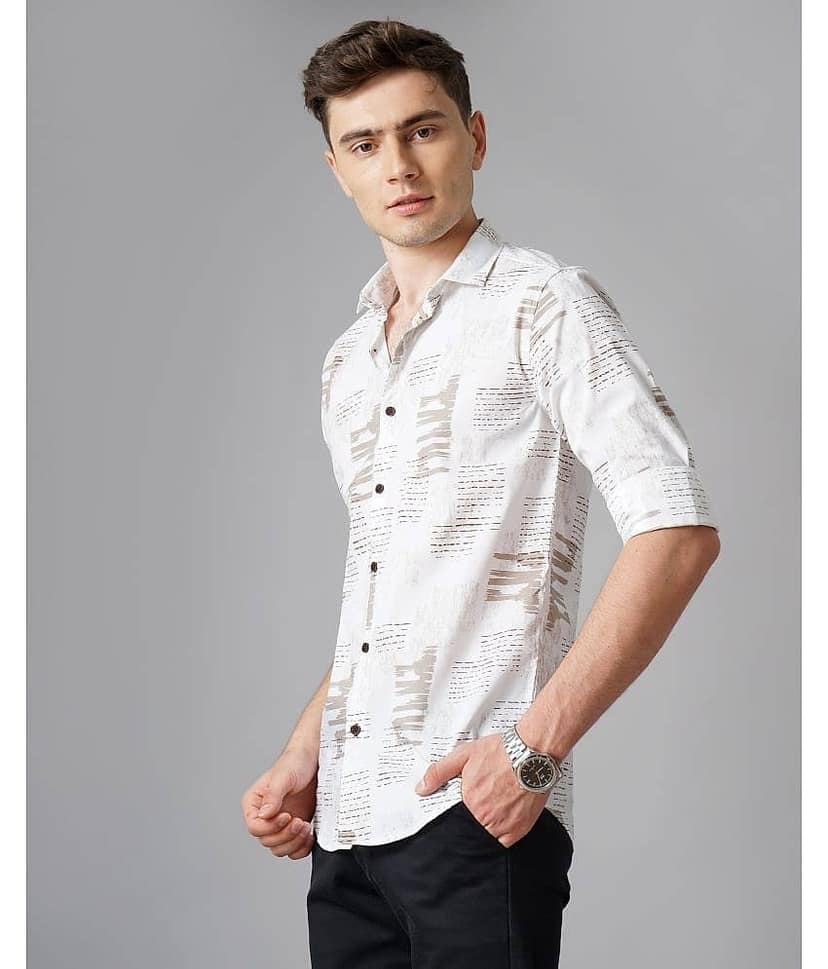 Paul Street - Blue 100% Cotton Slim Fit Men's Casual Shirt ( Pack of 1 ) view 3