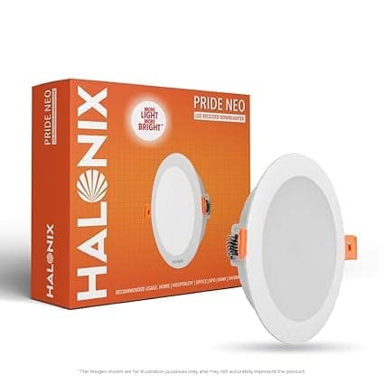 10W 6500K Pride recessed led downlighter | Cut Out- 3.8 inch, Dia- 5 inch | Led Ceiling Light for Home, Shop and Office |Pack of 4 view 3