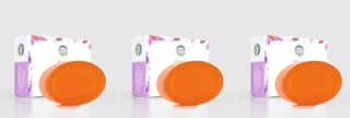 Pure Kesar Chandan Organic Handmade Soap Bar (Value Pack - 100 g) – Cold-Pressed Oils, Glycerin & Natural Botanicals, Sulfate & Paraben Free, Ayurvedic Herbal Cleanser for All Skin Types – Cleansing & Moisturizing