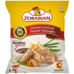 Zorabian Chicken Cocktail Pepper Sausages 250 Gms