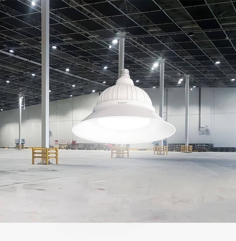 REMEN 40W LED Low Bay Lamp with Reflector | Flood Low Bay Light LED Bulb 40 Watt for Warehouses, Hanging Light, Commercial, Industrial, Supermarket -(Cool White, Pack of 1) view 3