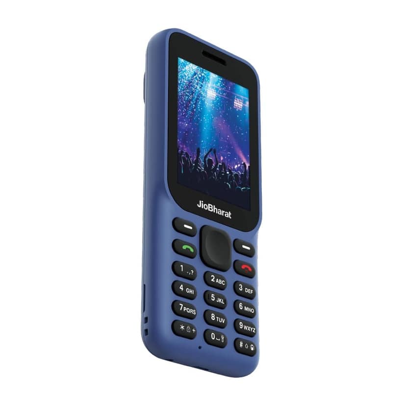 Jio B1 Keypad Phone (UPI) Locked Blue (Ash Blue) view 3