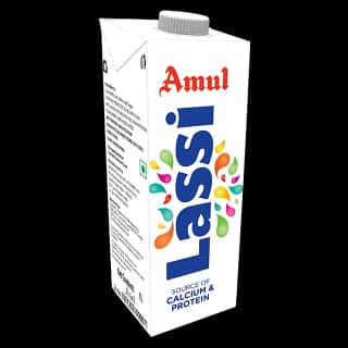 Amul Lassi - Rose Flavour, Source Of Calcium & Protein, 1 L Carton