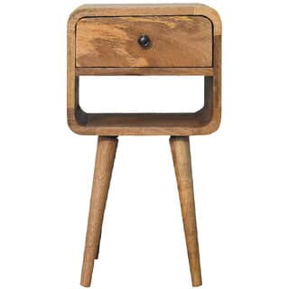Mini Oak-ish Curve Lower Bedside