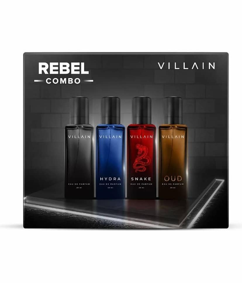 VILLAIN - Villain Rebel Combo 4 20ml Perfumes Eau De Parfum (EDP) For Men 4 ( Pack of 4 )