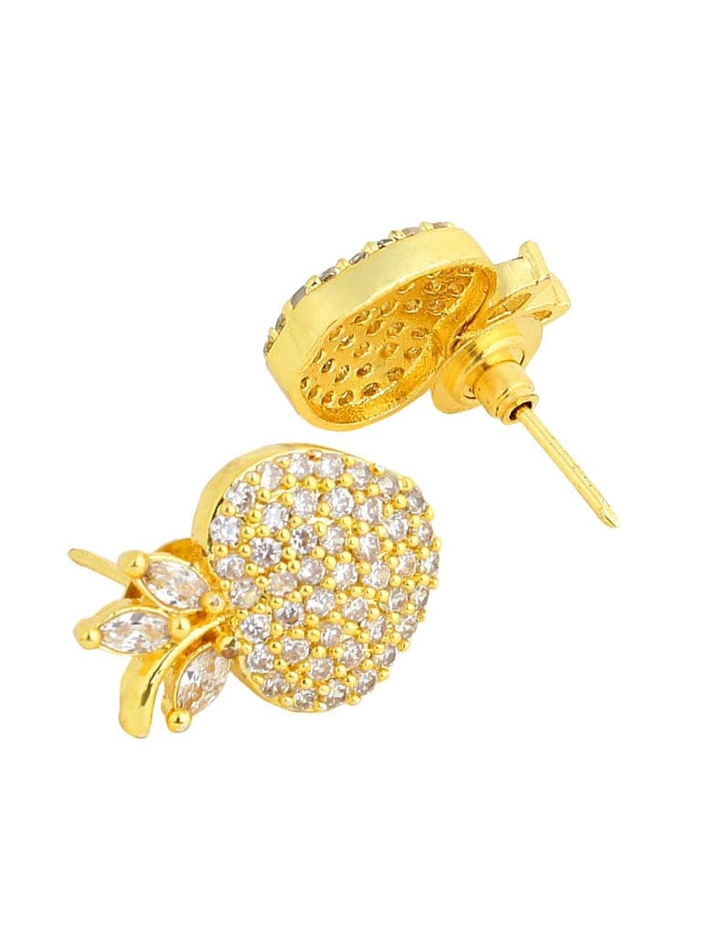 Cardinal American Diamond Butterfly Design Gold Plated view 2