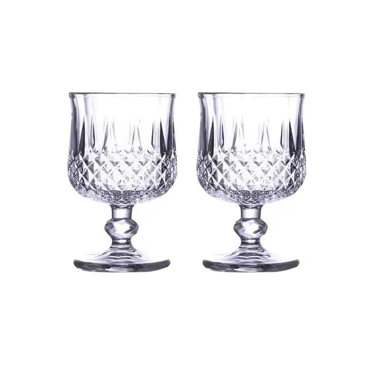 Italian Premium Crystal Brandy Glass | 190 ML | Champagne Flute Glass | Elegant Glassware for Whiskey, Beer, Wine, Mocktail and Cocktail |