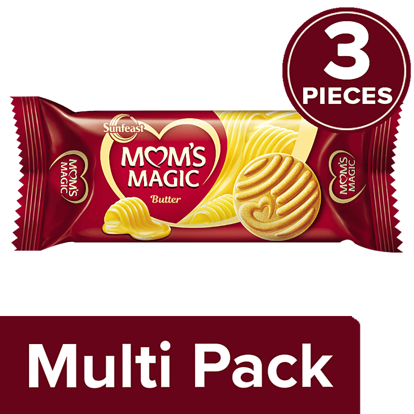 Sunfeast Moms Magic - Rich Butter, 3x75 g (Multipack)