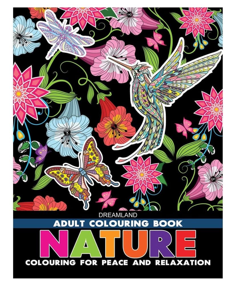 Nature- Colouring Book for Adults [Paperback] Dreamland Publications