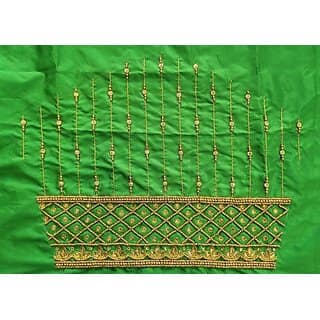 OMSAIFAB Cotton Silk Self Design Blouse Material view 2