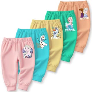 minicult Cotton Pajama Pants with All Over Print for Boys and Girls (Multicolor Designs)(Pack of 5) minicult Cotton Pajama Pants with All Over Print for Boys and Girls (Multicolor Designs)(Pack of 5) - Frozen / 6-9 M