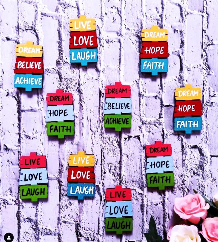 Brand Zero MDF Friends Frame Fridge Magnet Design - Select Your Size view 5