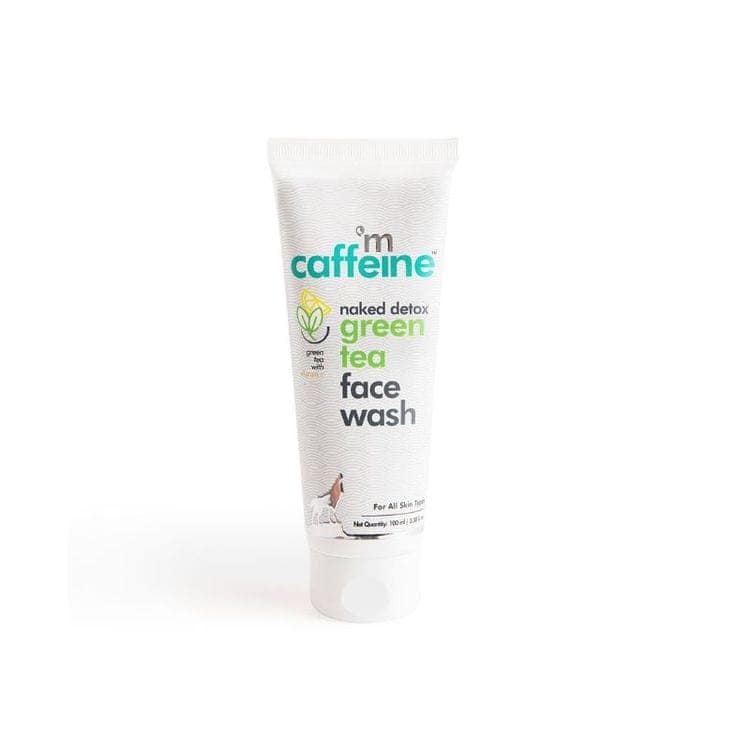 MCaffeine Vitamin C Green Tea Face Wash with Hyaluronic Acid - Dirt Removal Soap Free Face Cleanser (100ml) view 5