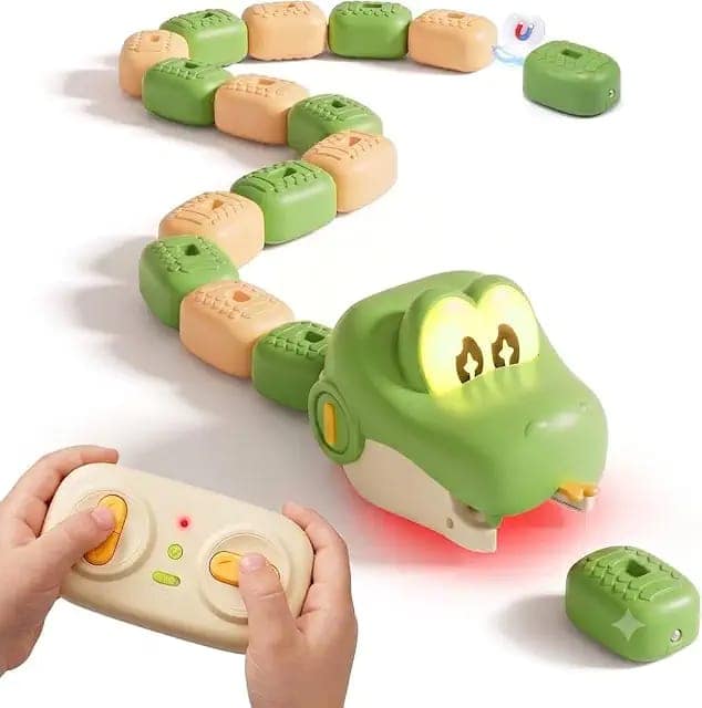 Magnetic Snake Game, Remote Control Eating Snake Toys for Kids view 3