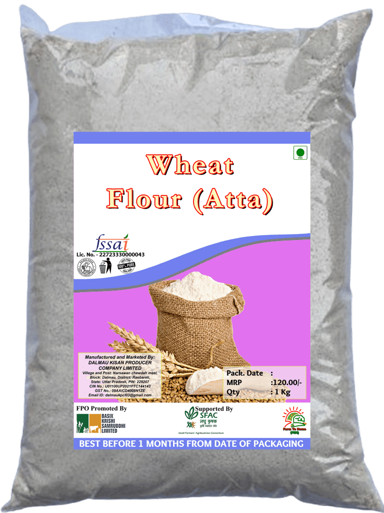 Wheat Flour (Atta) Online at Best Price in India - 1 Kg (pack of 4) view 3