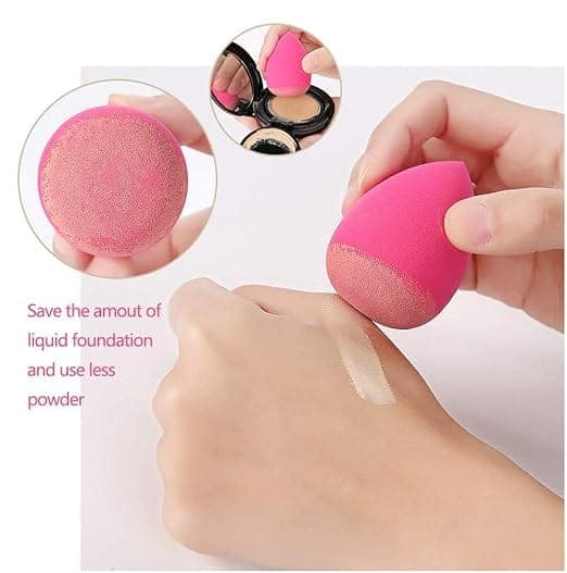 3 Pack Makeup Sponge Set - Beauty Sponge Applicator for Liquid, Cream and Powder - Flawless Foundation Blending - Latex Free view 6