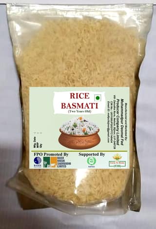 Basmati Rice, suitable for daily cooking, 1 kg (pack of 4)