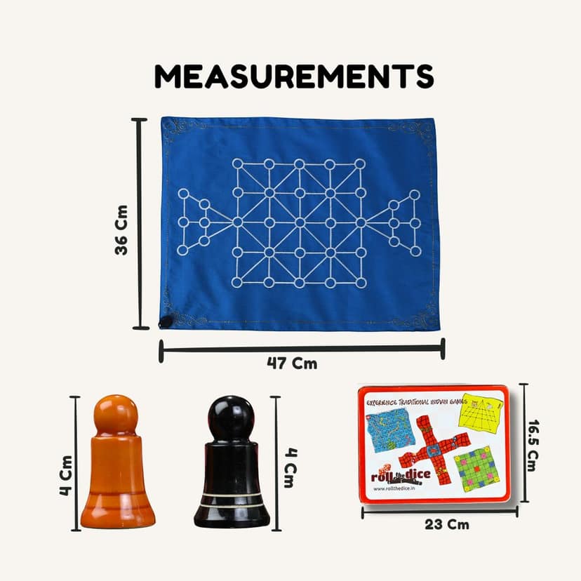 Sholo Gutti - Traditional Board Game view 2