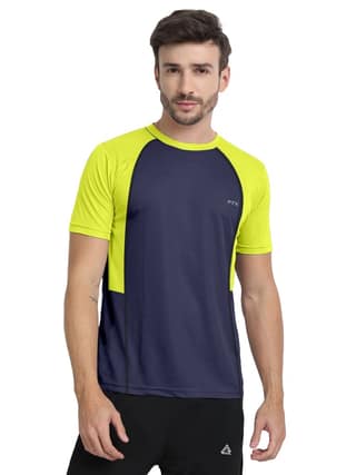 FTX Men Drifit Colorblock Half Sleeve Tshirt