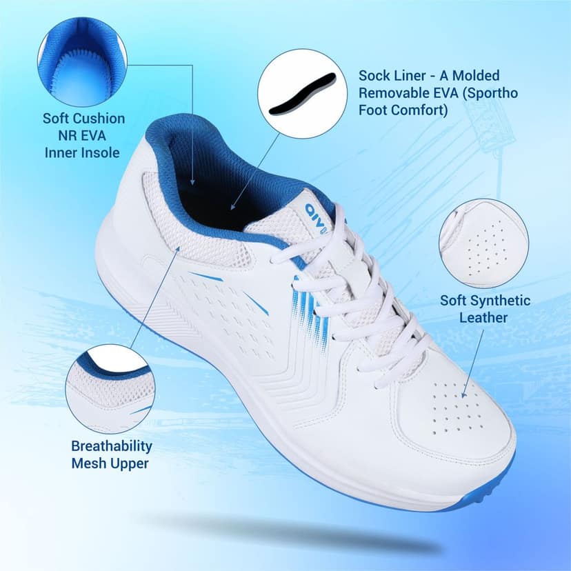 AIVIN Super King Cricket Spikes Shoes For Men view 4