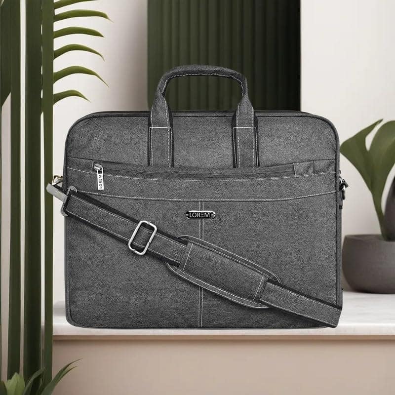 LOREM 10L Faux Leather Messenger Bag For Men & Women-UF view 2