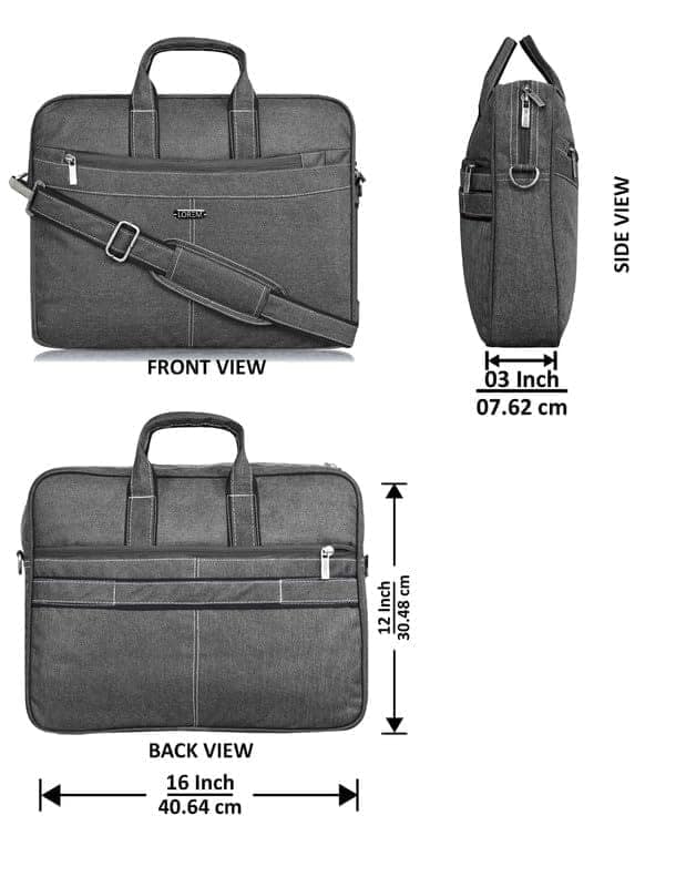 LOREM 10L Faux Leather Messenger Bag For Men & Women-UF view 3