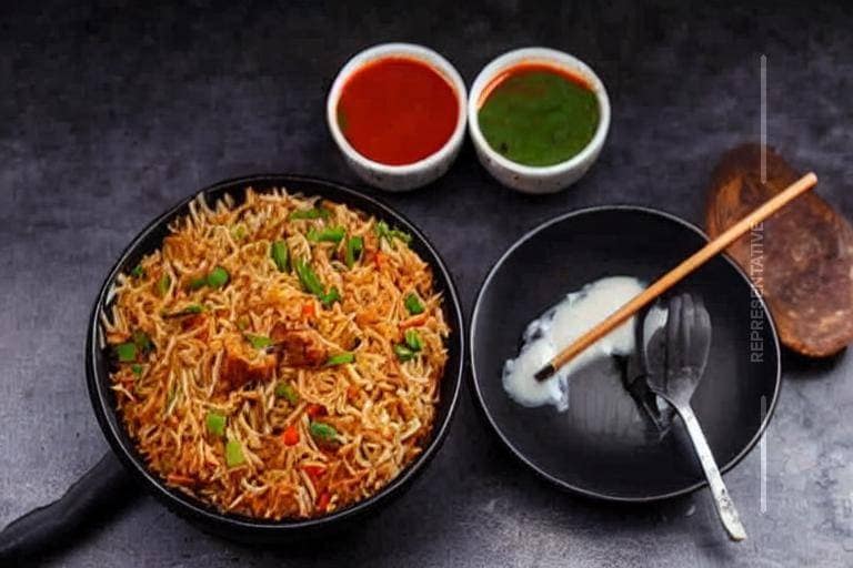 Schezwan Mutton Fried Rice