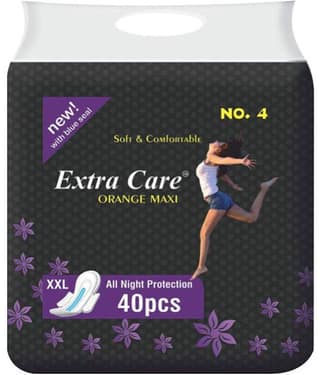 Extra Care Orange Maxi XXL 50 Sanitary Pads Pack of 50