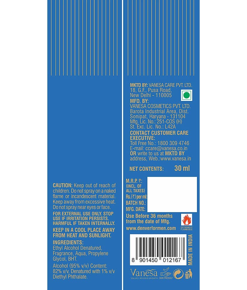 DENVER Mogul Perfume Premium & Long Lasting Eau de Parfum - For Men 30 ml (Pack of 1) view 2