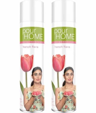 POUR HOME French flora Room Freshener Spray, 220ml Each (Pack of 2 )